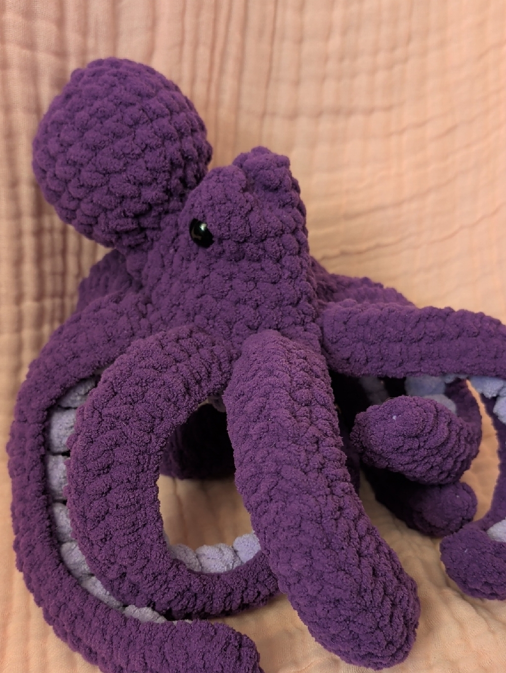 Purple Anchor Octopus Plush Amigurumi